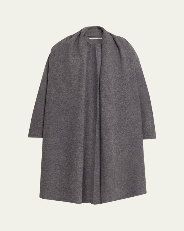 Wool Cloak Sweater Coat